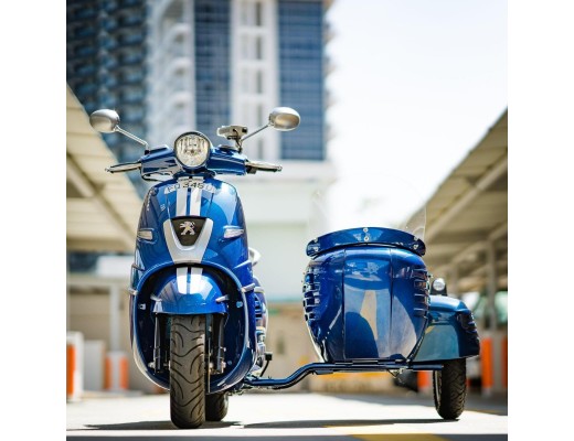 Sidecar Scooter Peugeot Django Blue Edition